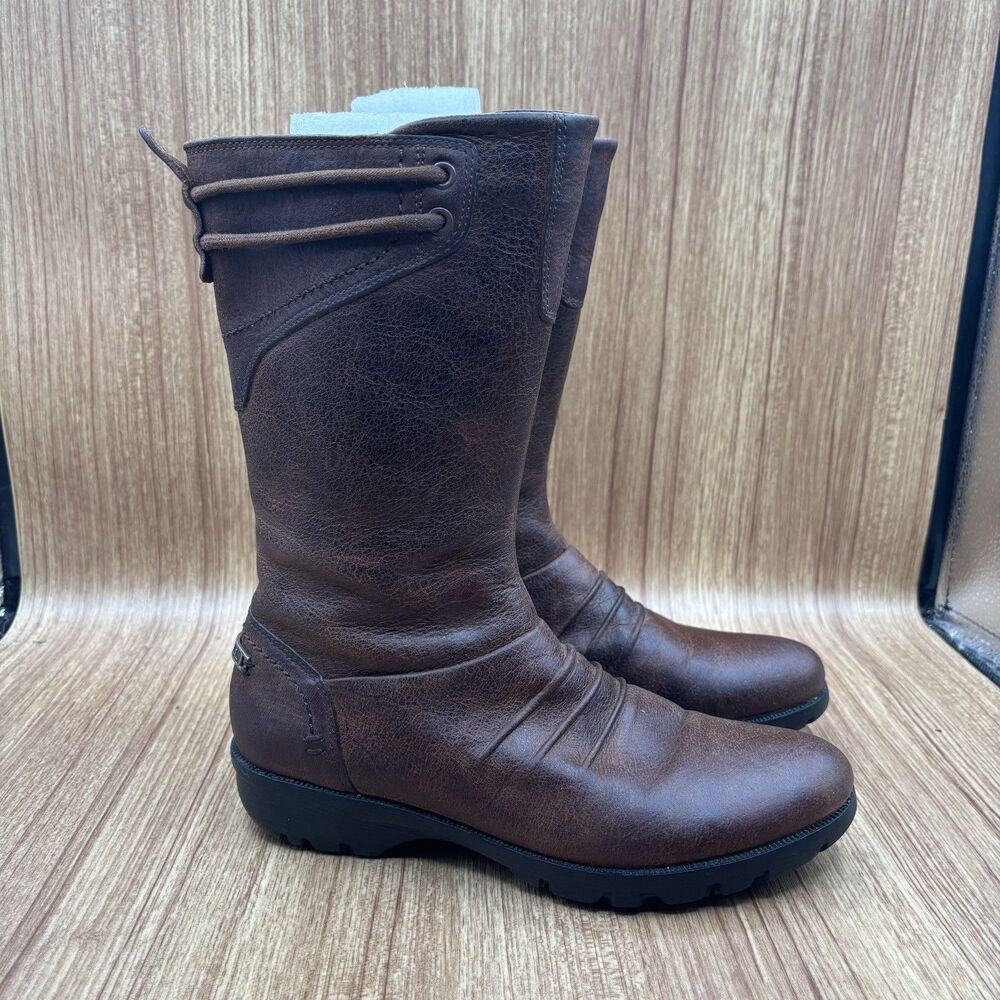 Merrell Boots Women’s Size 6 Vera Mid Mahogany‎ Calf Side Zip Brown